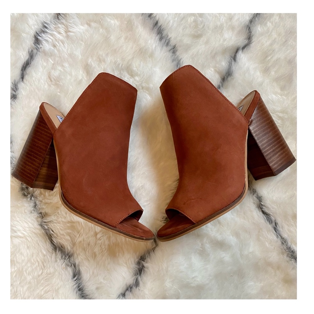 Steve Madden Tilt Block-Heel Mules